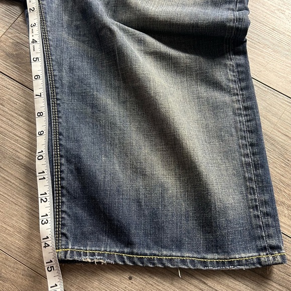 Ed Hardy Christian Audigier Denim Jean Shorts Flare - Picture 3 of 8